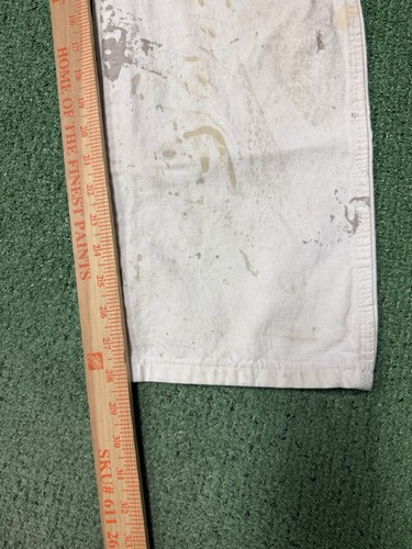 Dickies Relaxed Fit Carpenter Pants Men’s 33x28 White Work Paint Splattered VTG - Picture 20 of 22