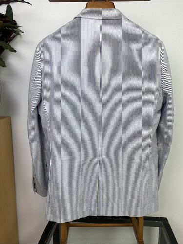 Brooks Brothers 1818 (42R) Seersucker Lightweight Summer Boating Sport Jacket - Picture 9 of 18