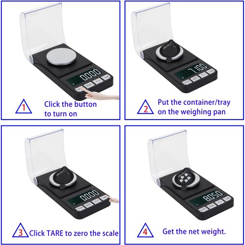 High Precision 100g/0.001g Digital Milligram Scale Jewelry Scale, Gram Scale,... - Picture 6 of 9