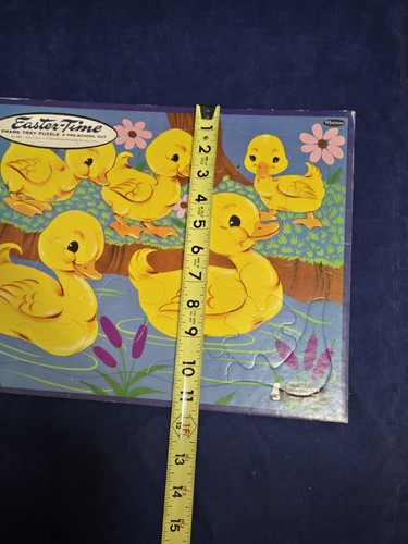 Vintage 1962 Easter-Time Frame Tray Puzzle - Whitman Publishing Co. - A2359 - Picture 6 of 9