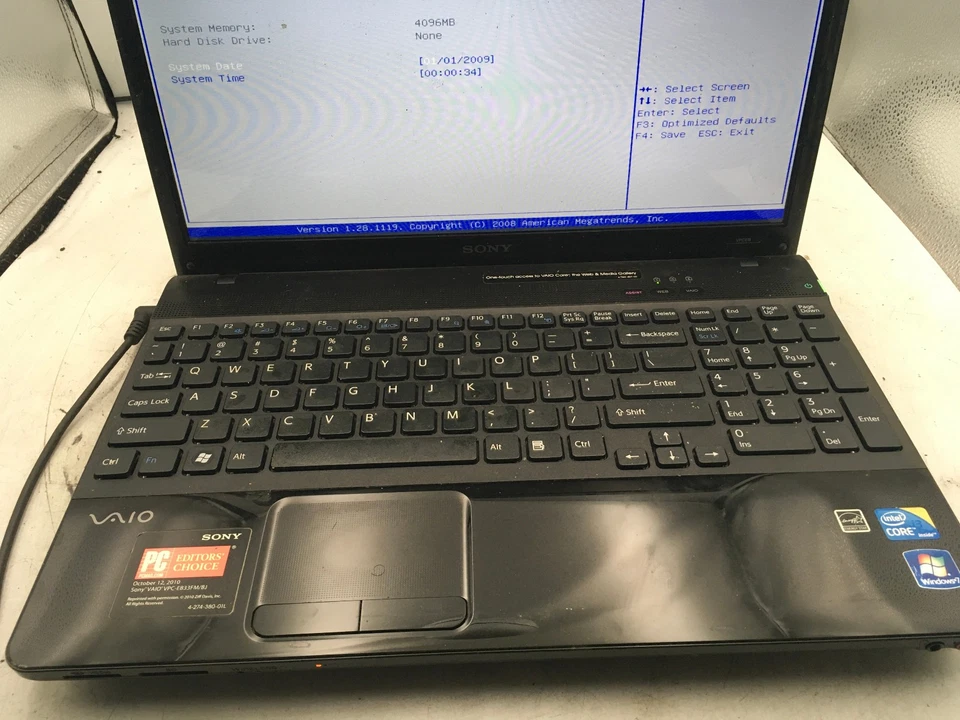 SONY VAIO PCG 71315L - BOOTS TO BIOS - INTEL I3 1ST GEN - 4GB RAM - 15" -READ-BB - Image 3 of 4