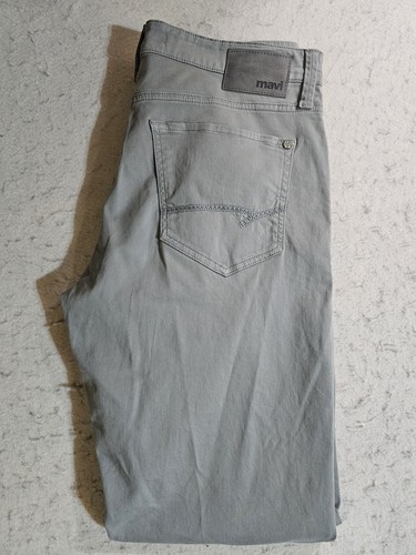 2 Pair -Mavi Jeans "Matt" Relaxed Straight Leg Denim Pants Stretch Mens Sz 35x36 - Picture 14 of 24