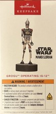 Hallmark Keepsake 2025 Grogu Operating IG-12 Star Wars Magic Sound Ornament