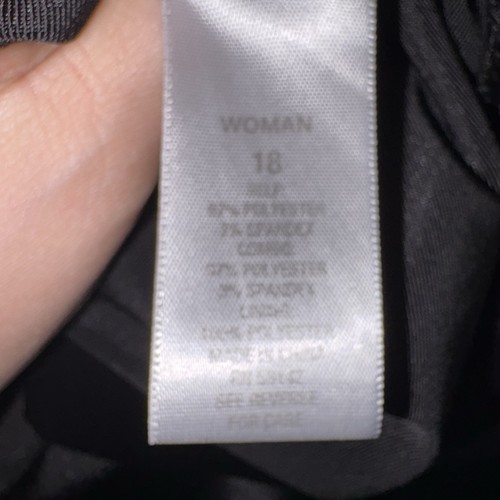 Cream and Black Cocktail Dress From Dressbarn Size 18 - Picture 7 of 7