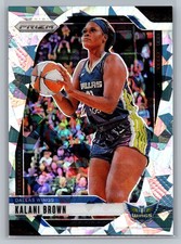 Kalani Brown 2024 Panini Prizm WNBA #29 Ice Prizms Dallas Wings