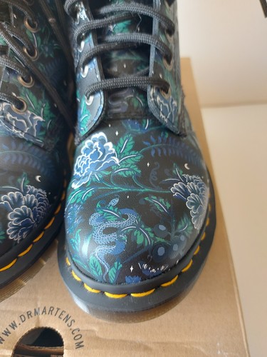 Stivali Dr Martens 1460 Mystic Garden in pelle floreale taglia UK 5 RARI/confezionati - Foto 9 di 19