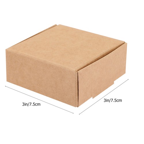 25 Pezzi Scatola Carta Kraft Libro Scatole Spedizione Mailer per Imballaggio Spostamento - Foto 8 di 12