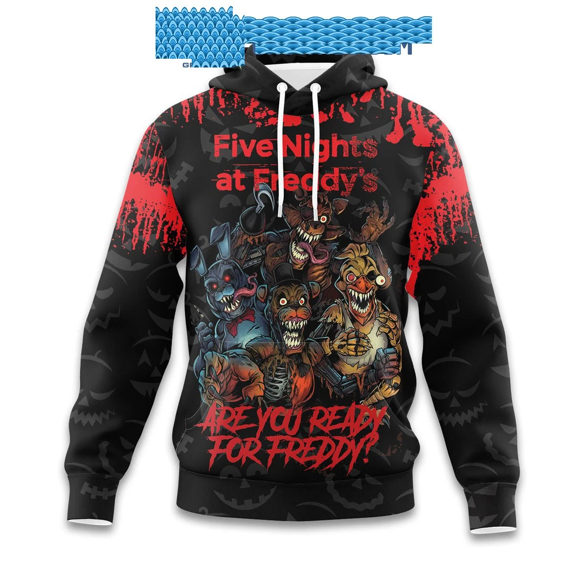 Five Nights At Freddys Are You Ready For Freddy Nightmare Hoodie