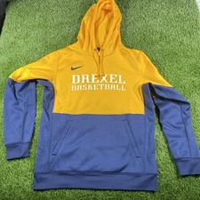 Drexel Dragons Basketball Nike Hoodie Mens Medium Sweatshirt Ncaa 