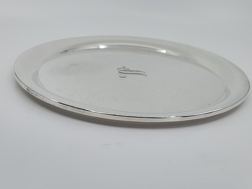 Antique Vintage WATSON AMERICAN SILVER COMPANY Tray SOLID STEEL 430g 11" - Picture 12 of 17