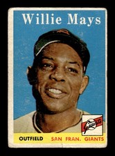 1958 Topps #5 Willie Mays - GOOD