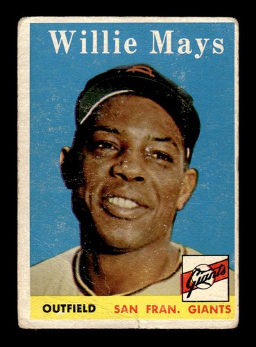 1958 Topps #5 Willie Mays - GOOD - Picture 1 of 2