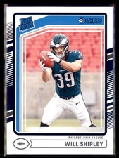 2024 Panini Donruss Football Will Shipley Eagles 312 Rookie Card