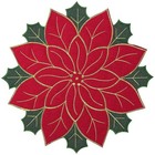 1pc Household Christmas Style Placemat Exquisite Decorative Tabletop Mat