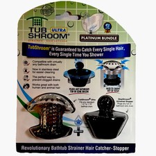 Tub Shroom Ultra Platinum Bundle | Fits Standard 1.5 - 1.75" Bathtub Drain New!