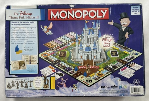 2010 Disney Monopoly Game Theme Park Edition III USAopoly Complete Great Cond - Picture 13 of 13