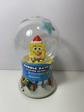 NEW Spongebob Squarepants Bubble Bath Glitter Globe Christmas Toy Snow Globe