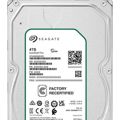 Seagate IronWolf Pro 4TB NAS HDD 3.5 Zoll interne Festplatte SATA3 7200rpm 24/7 - Bild 5 von 5
