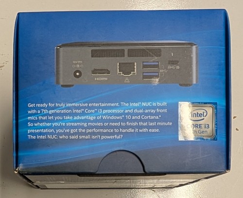 Intel NUC NUC7i3BNK 7th Gen Core i3 8GB Mini PC Desktop Kit New in Box - Picture 6 of 7