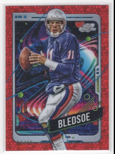 #61 2024 Topps Chrome Cosmic Lunar Eclipse Drew Bledsoe 5/10