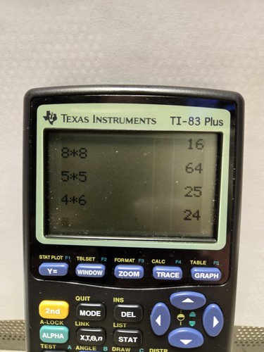 Texas Instruments TI-83 Plus Calcolatrice Grafica Nera e Cover Testata (SL) - Foto 2 di 5