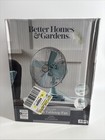 Better Homes Gardens New 8” Sage Vintage Retro Table Fan with Oscillation