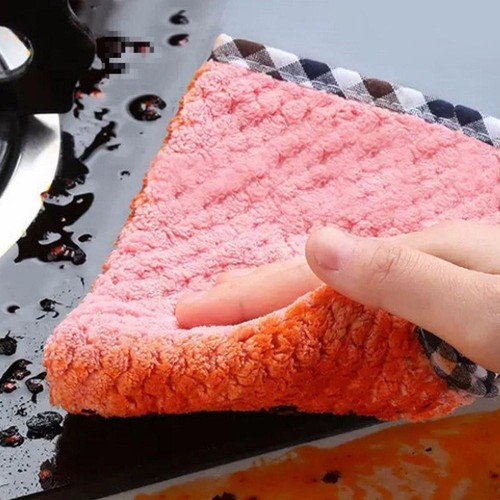 100%Cotton Large Dish Cloth Cleaning Dishes & Surfaces Ultra Absorbent Reuseable - Picture 14 of 26
