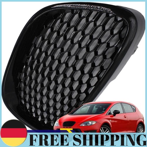 Car Front Honeycomb Grill Hood Grill Replacement for Seat Leon MK2 1P 2006-2009