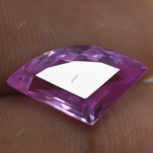 Zafiro rosa claro natural 8,61 quilates CERTIFICADO piedras preciosas sueltas zafiro corte elegante - Imagen 2 de 8