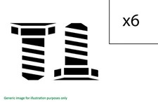 LUK Schraubensatz Schwungrad (411 0007 10) für AUDI A3 SKODA Octavia IV VW 