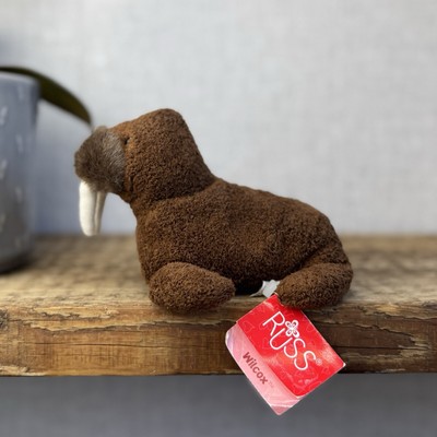 Russ Berrie Luv Pets - Wilcox Walross - Pocket Pal Walross Beanie - Tagged 4''