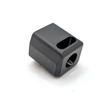 9mm 1/2x28 Muzzle Brake Comp NEW Black Alum for Sig P365/XL, Springfield XDM