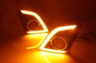 Pair LED DRL Daytime Running Light W/ Turn Lamp For  ISUZU D-MAX 2016-2017