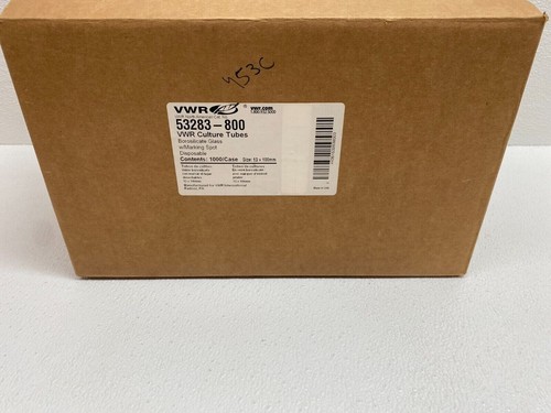 VWR 53283-800 Culture Tubes Borosilicate Glass Marking Spot Disposable 13 x100mm - Picture 4 of 24
