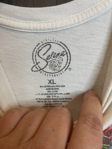 Selena - Como la Flor Shirt - Official Merchandise - Größe Erwachsene XL weiß - Bild 3 von 6