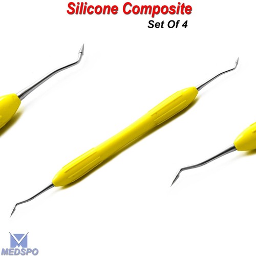 Dental Composite Filling Instruments Restorative Silicone Handle Dentist Tools - Picture 2 of 5