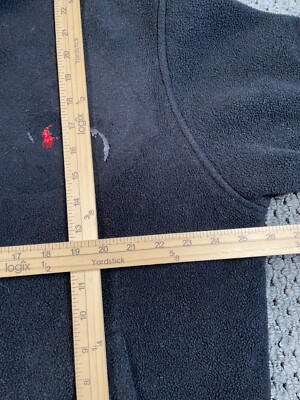 Polo Ralph Lauren Polartec Zip Fleece Jacket Adult XL Black Polo Ralph Lauren Polartec Zip Fleece Jacket Adult XL Black