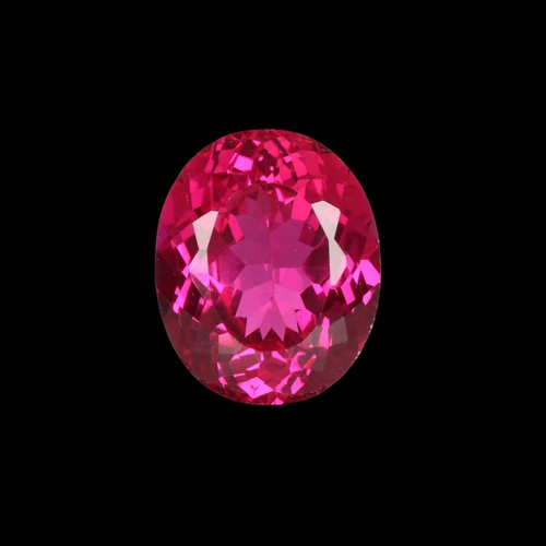 Imitation Sri Lanka Red Color Ruby Oval Shape 21 Carat Gemstone for Collection - Picture 2 of 7