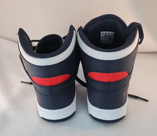 Puma Rebound Layup SL 36957349 Mens White/Red Leather Lifestyle Sneakers Shoes7 - Picture 3 of 9