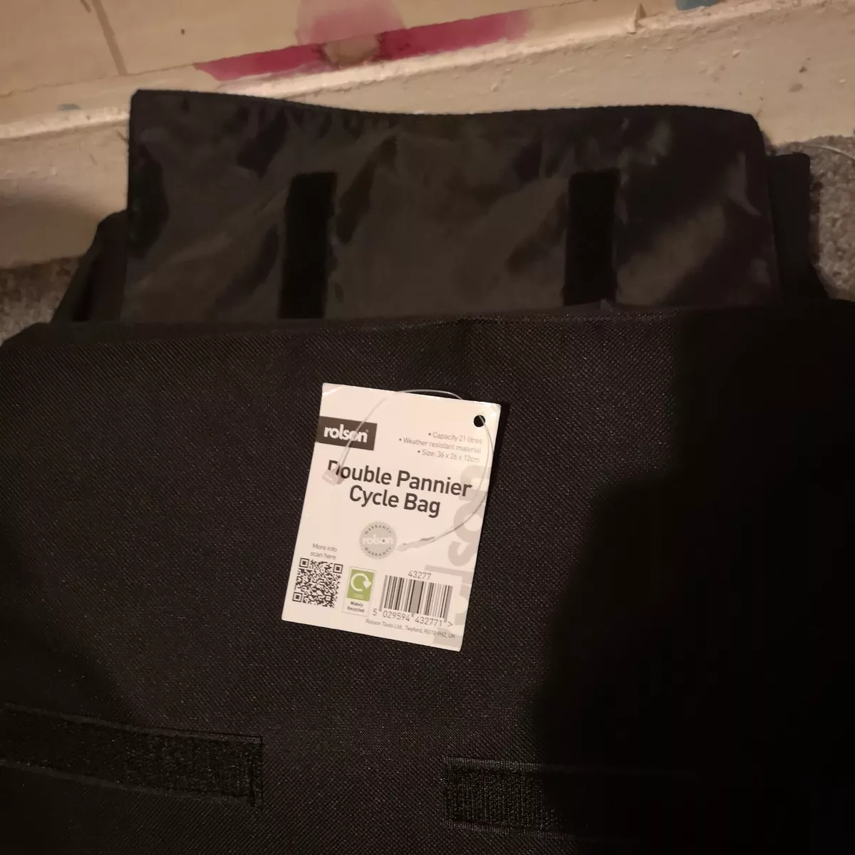 Rolson double bike pannier bag sale