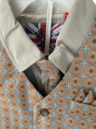 English Laundry Boys' 4-piece Beige Brown Vest Pant Suit Elegant Arrogant Size 6 - Picture 5 of 8