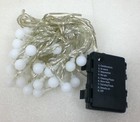 50 Globe Shaped Indoor/Outdoor String MULTI-COLOR  Lights Battery Operated