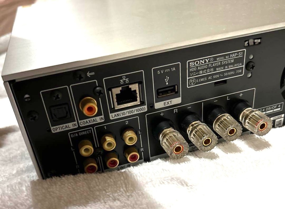 SONY HAP-S1 HAP-S1/S Silver HDD 500GB Hi-Res Audio Music SONY HAP-S1 HAP-S1/S Silver HDD 500GB Hi-Res Audio Music