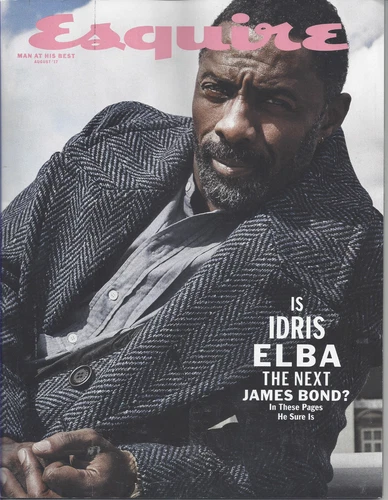 Esquire magazine (Aug '17) - Idris Elba, Christopher Nolan, Bill Maher, more