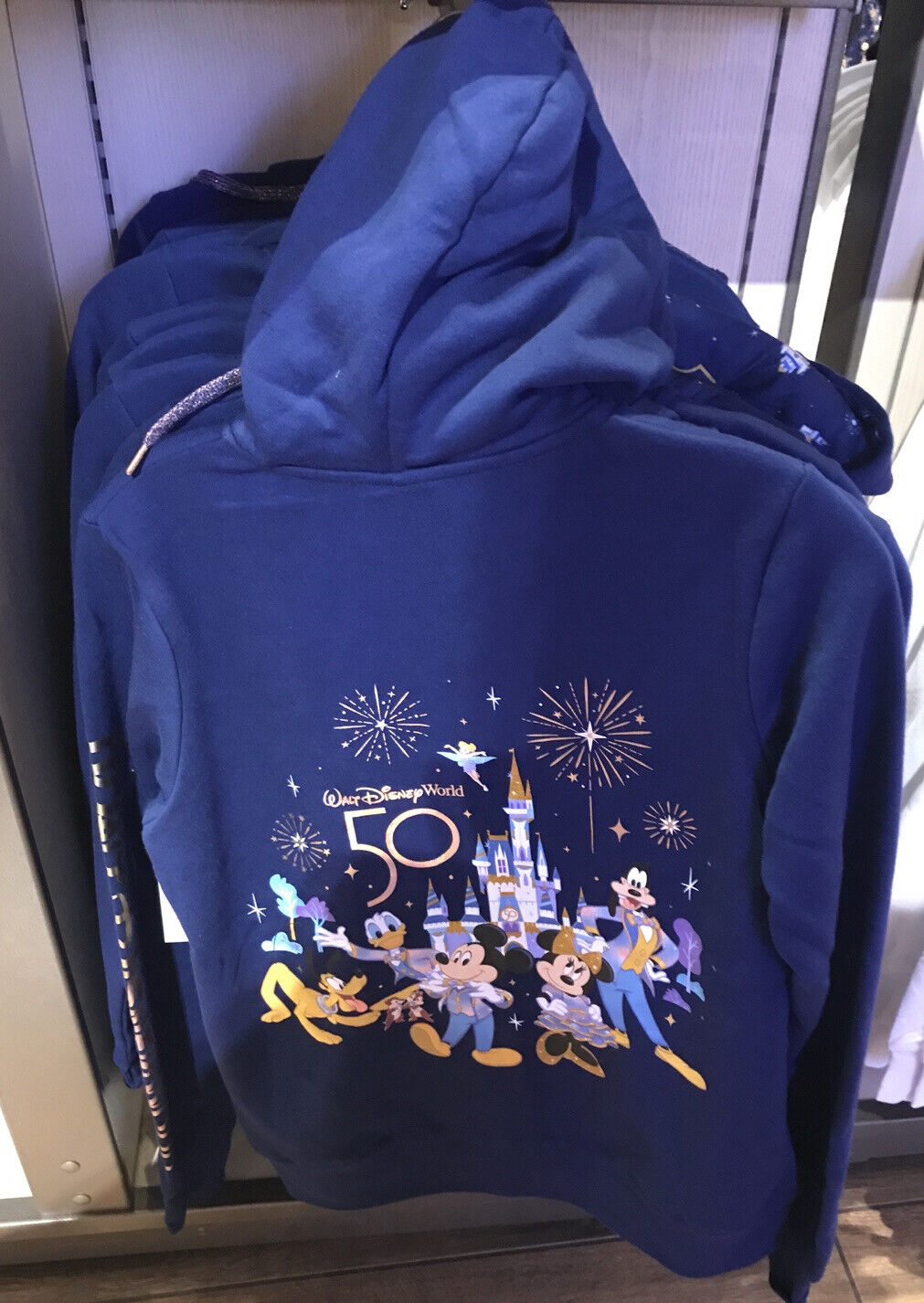 Disney 50th Anniversary Hooded Zip Sweatshirt Jacket Adult Xl 1x 2x 3x New Ebay