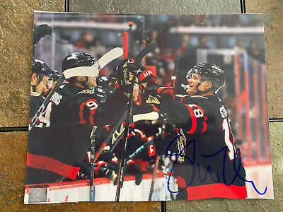 TIM STUTZLE OTTAWA SENATORS SIGNED / AUTOGRAPHED JERSEY BECKETT COA NICE!!