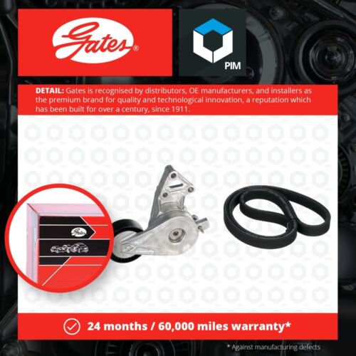 Drive Belt Kit fits VW MULTIVAN Mk5 1.9D 03 to 09 Set Gates VOLKSWAGEN Quality - 第 1/2 張圖片