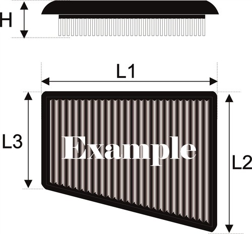 Filtro de aire de rendimiento para adaptarse a Ford B-Max 1.0L ECO-BOOST (años 02/16>) - Imagen 2 de 5