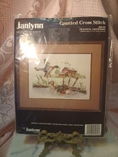 Janlynn Peaceful Gathering Mallard Ducks Counted Cross Stitch Kit 16" x 12" 8089