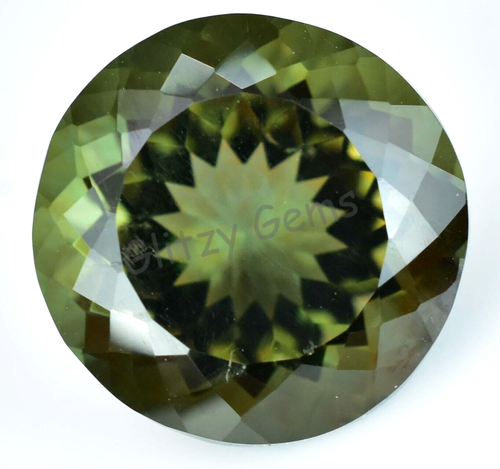 Kunzite naturelle hiddénite 17,50 ct ronde certifiée rare trouvée pierre précieuse en vrac - Photo 2/6